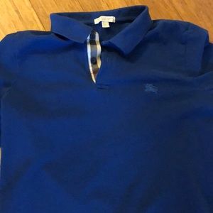 Long-sleeve Burberry polo size small